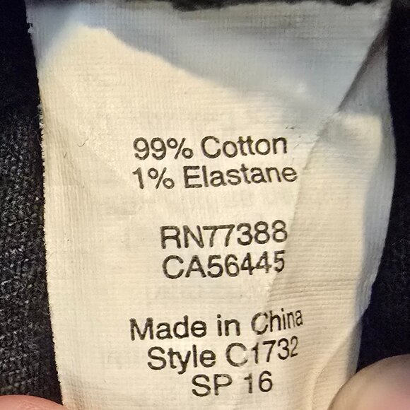 Madewell Lunar High Rise Washed Black Denim Shorts C1732 - Picture 8 of 8